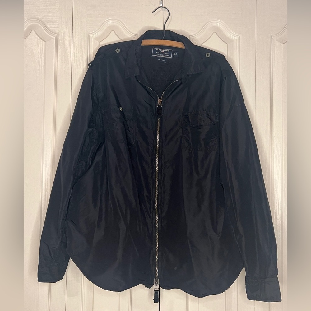 Black Jacket Windbreaker - Polo Sport